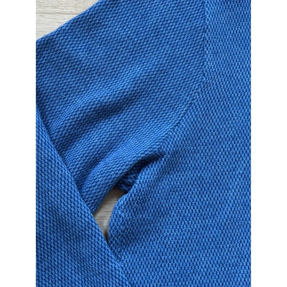 Vineyard Vines Mens Hamilton 1/4 Zip 1/2 Blue Sweater‎ Large Cotton Wool Blend